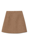Fitted Alpaca Wool Midi Skirt | LILY ASIA