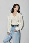 LILY Flowy Glittery Pullover Shirt | LILY ASIA