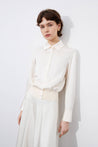 LILY Mulberry Silk Waist-cinched Shirt | LILY ASIA