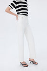 Three-Proof Straight White Jeans | LILY ASIA