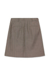Wool-Blend Striped Mini Skirt | LILY ASIA