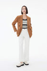Wool Blend Suit Jacket with Sheep Wool | LILY ASIA