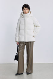 LILY Platinum Hooded Goose Down Jacket