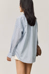 LILY Simple Striped Loose Shirt | LILY ASIA