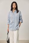 LILY Simple Striped Loose Shirt | LILY ASIA