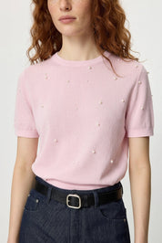 Beaded Knit Tee