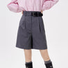 Belted Bermuda Shorts | LILY ASIA