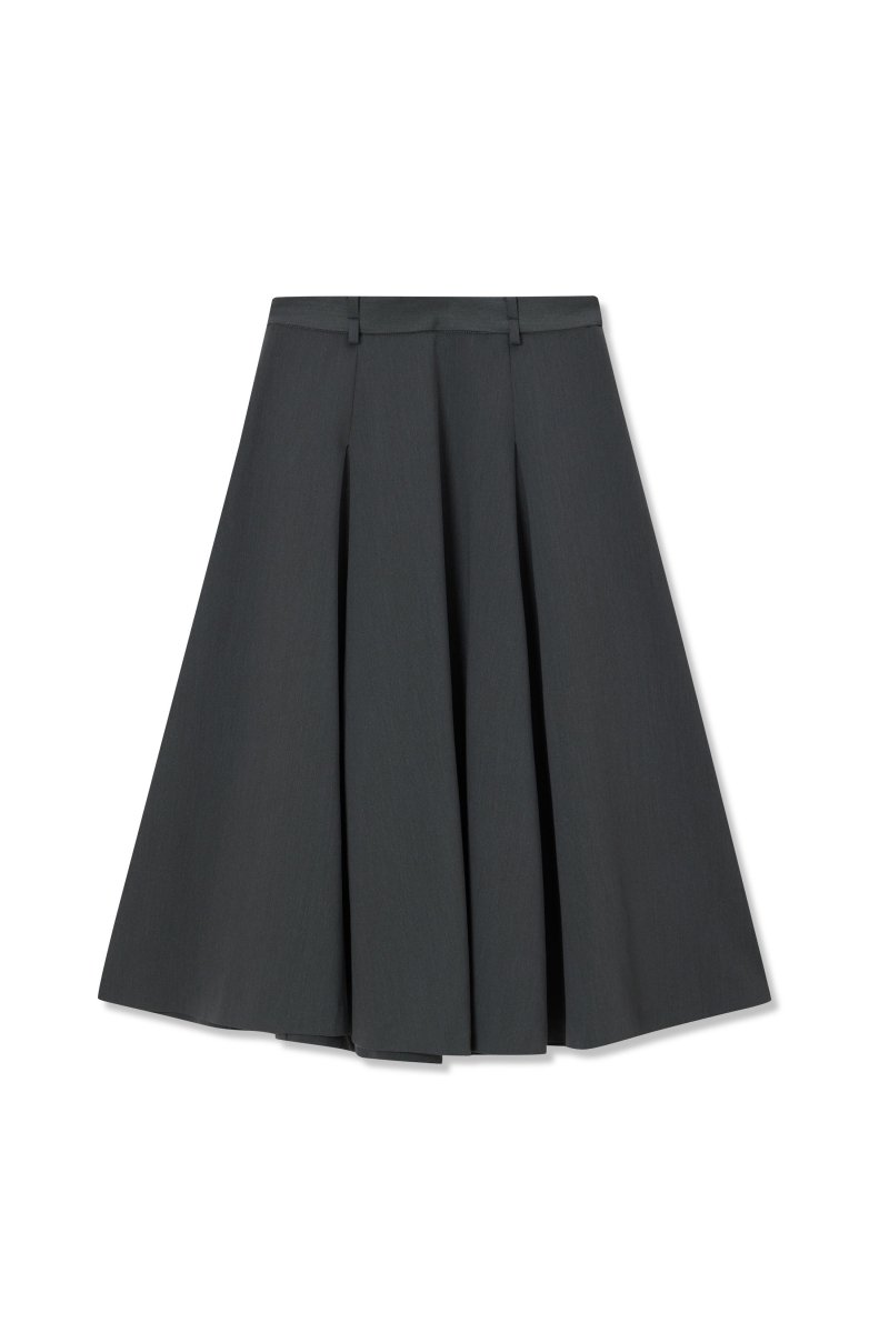 Casual A-Line Midi Skirt | LILY ASIA
