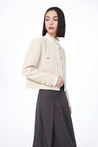Chic Solid Color Short Jacket | LILY ASIA