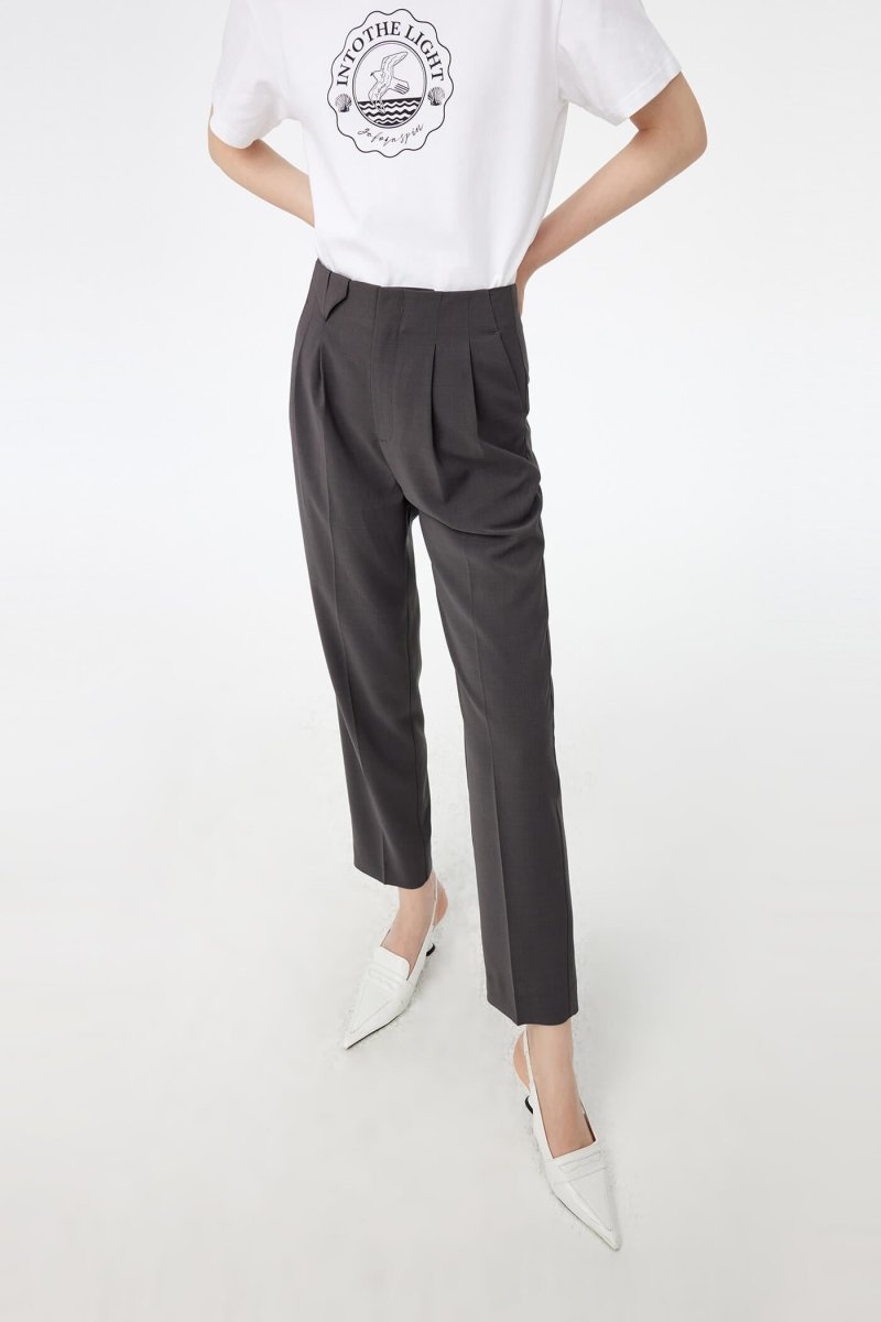 Comfy Nine-Point Suit Pants | LILY ASIA