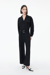 Commuter-style Straight Jumpsuit | LILY ASIA