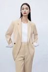 Cool Double-Breasted Suit Blazer | LILY ASIA