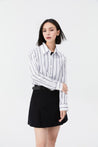 Cotton Slim Fit Jacquard Shirt | LILY ASIA