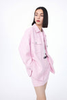 Dopamine Pink Ultra-Short Skirt | LILY ASIA
