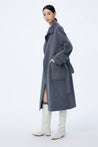 Elegant long wool coat | LILY ASIA