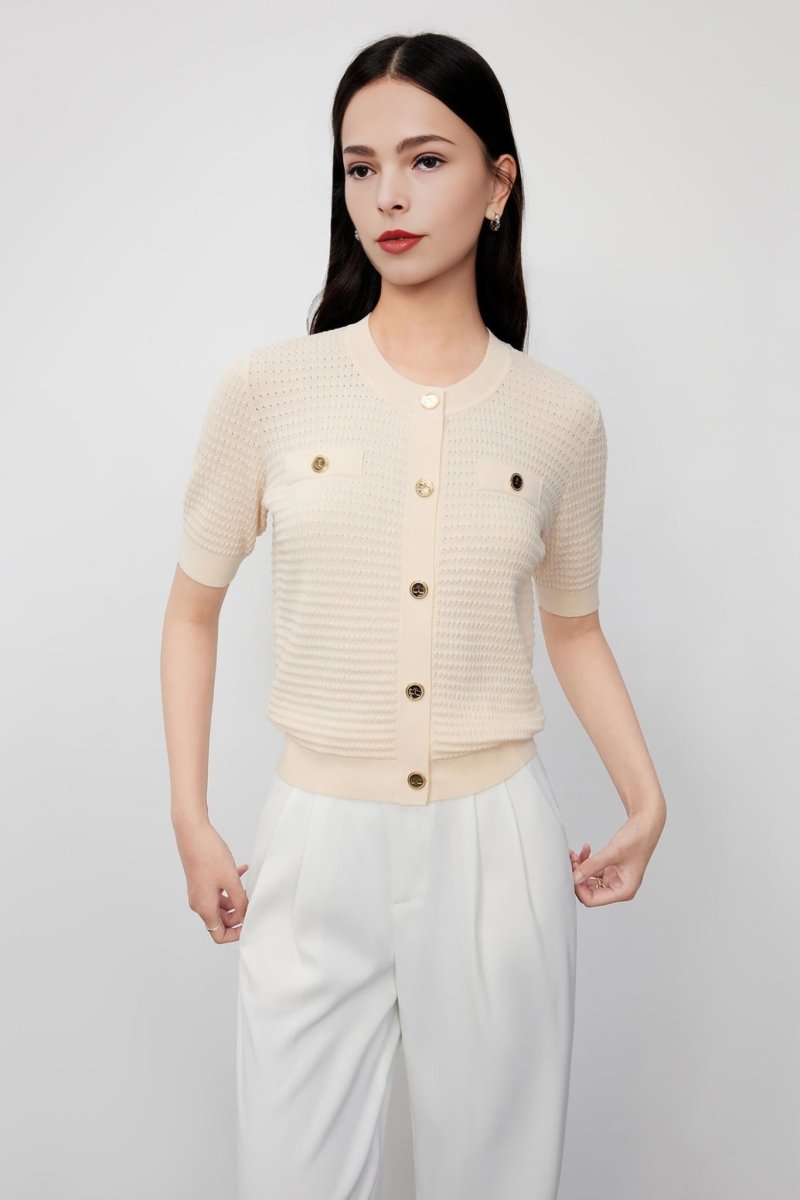 Elegant Open-Front Cardigan | LILY ASIA