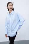 Exquisite Embroidered Striped Shirt | LILY ASIA