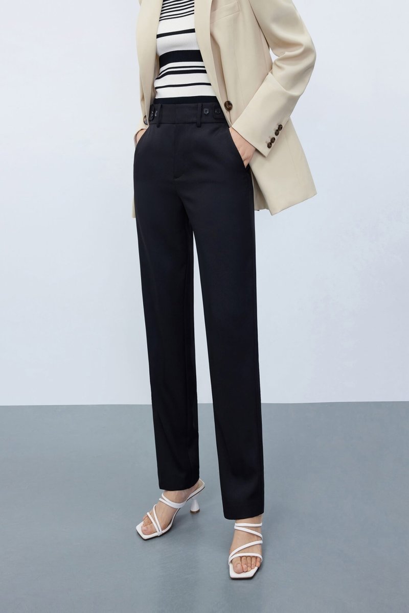 Fashionable Commuter Cropped Trousers | LILY ASIA
