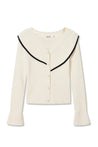 Gentle Lace Edge Cardigan | LILY ASIA