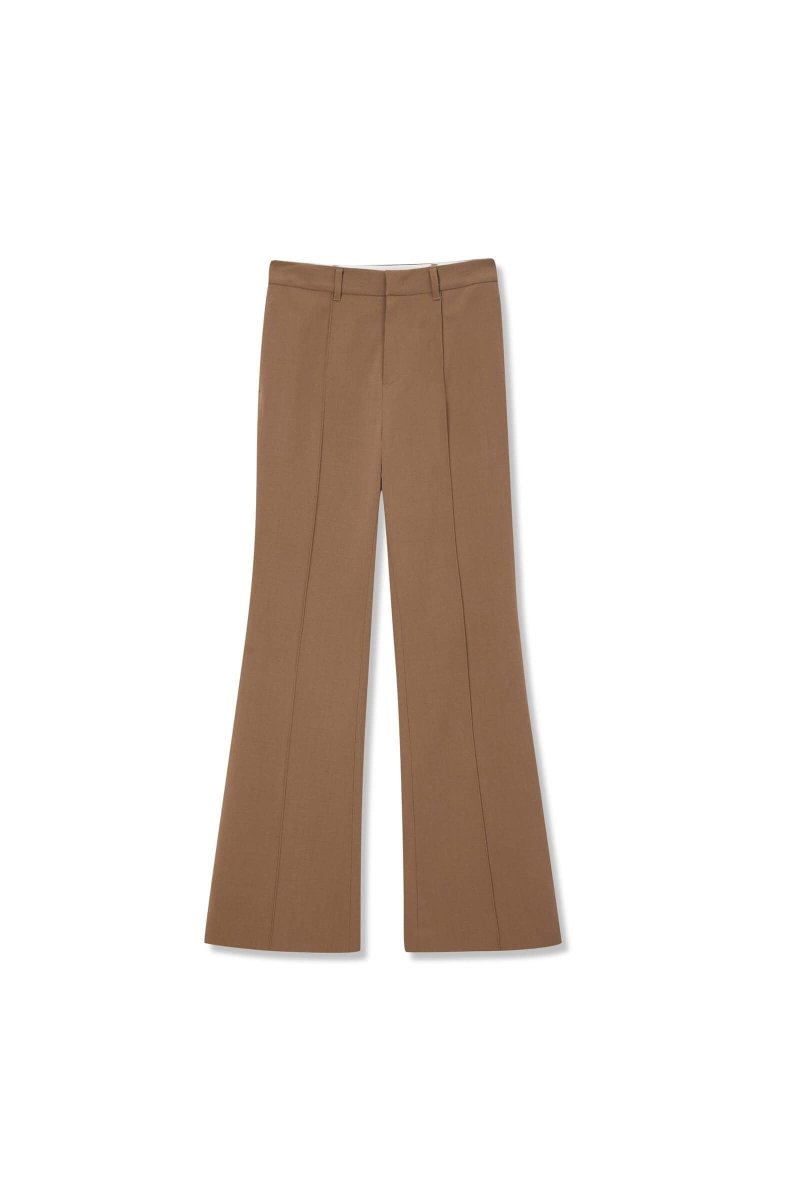 High-Slit Flared Casual Pants | LILY ASIA