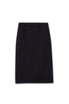 High-Slit Straight Midi Skirt | LILY ASIA