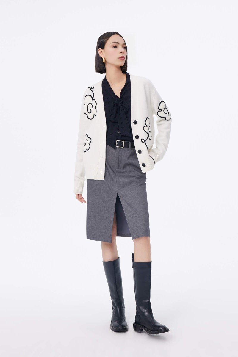 LILY All-Wool Knit Cardigan | LILY ASIA