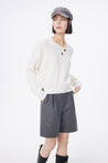 LILY All-Wool Solid Knit Sweater | LILY ASIA