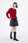 LILY All-Wool Solid Knit Sweater | LILY ASIA