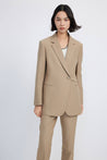 LILY Asymmetrical Belted Blazer | LILY ASIA