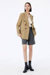 LILY Color-Block Double-Breasted Blazer | LILY ASIA