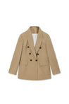LILY Color-Block Double-Breasted Blazer | LILY ASIA