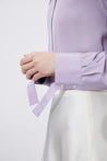 LILY Commuter Solid Color Silk Shirt | LILY ASIA