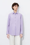 LILY Contrast Embroidery Cotton Shirt | LILY ASIA