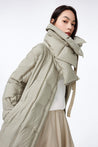 LILY Detachable Scarf Warm Down Jacket | LILY ASIA