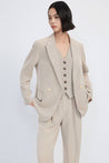 LILY Double-Breasted Suit Jacket | LILY ASIA