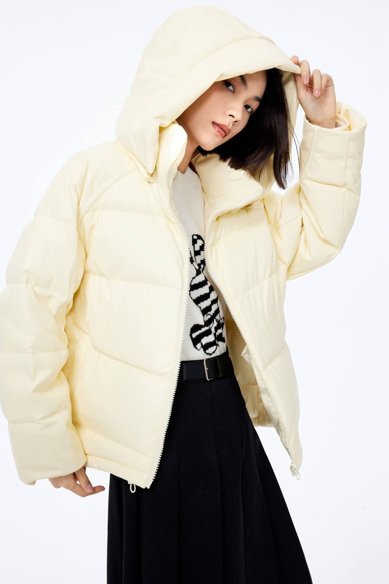 LILY Duck Down Hooded Coat | LILY ASIA