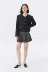 LILY Elegant Double-Breasted Short Jacket | LILY ASIA