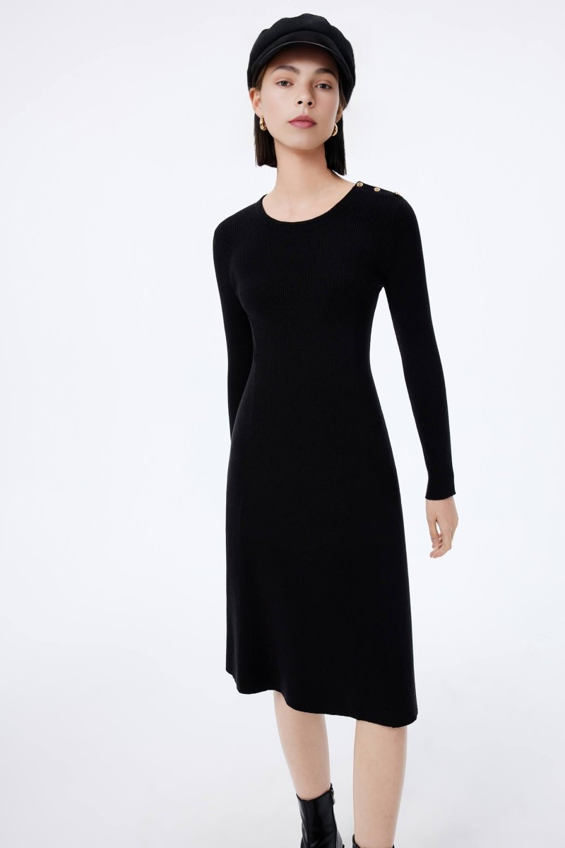 LILY Elegant Fitted Little Black Dress | LILY ASIA