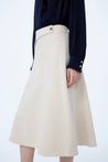 LILY Elegant Hepburn-Style Midi Skirt | LILY ASIA