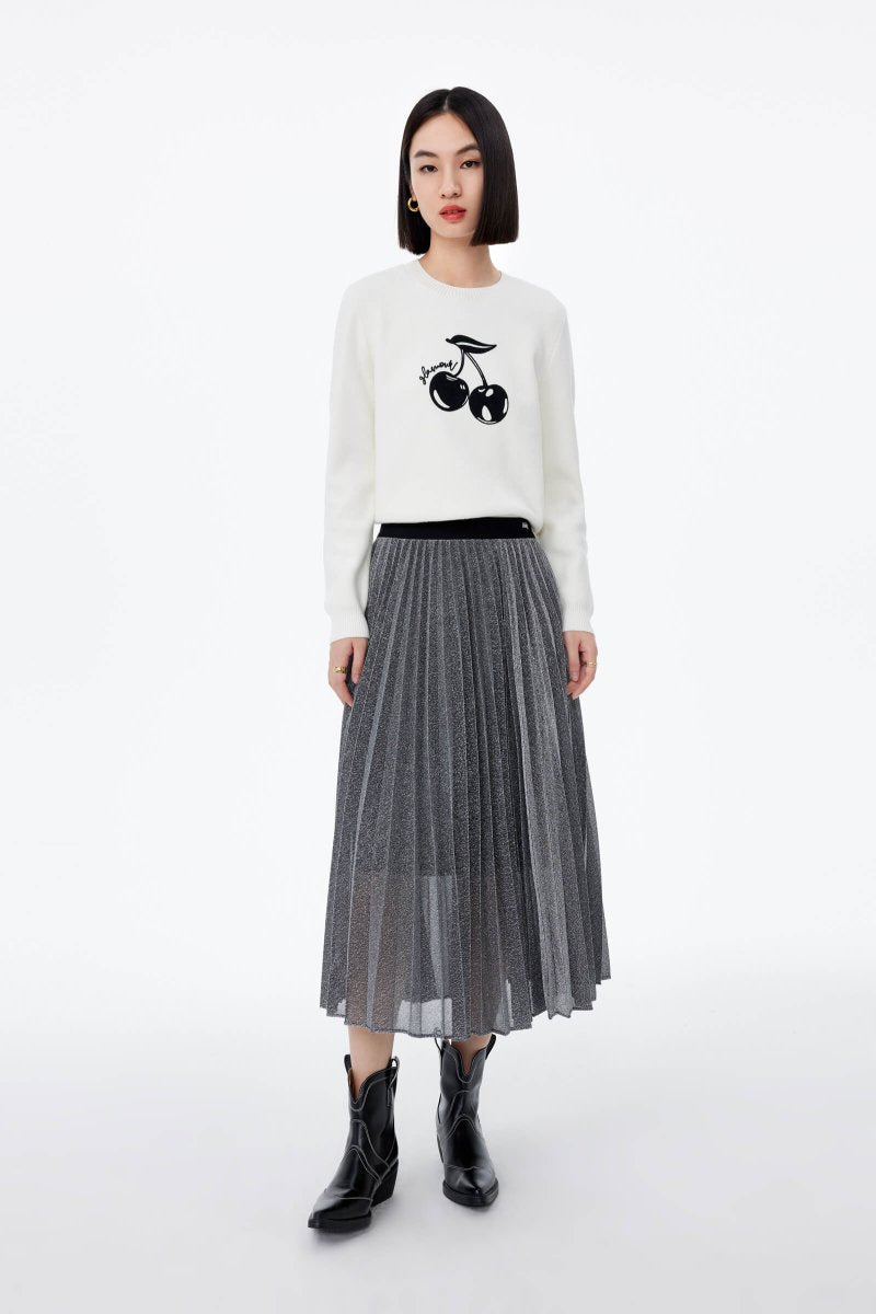 LILY Fashionable Pleated High-Waisted Skirt | LILY ASIA
