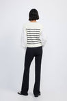 LILY Faux Two-Piece Striped Sweater | LILY ASIA