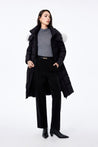 LILY Fox Fur Hooded Down Jacket | LILY ASIA