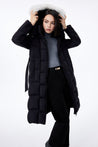 LILY Fox Fur Hooded Down Jacket | LILY ASIA