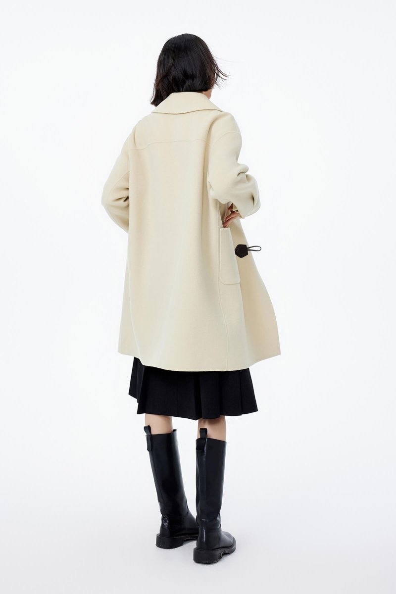LILY Full Wool College-Style Long Coat | LILY ASIA