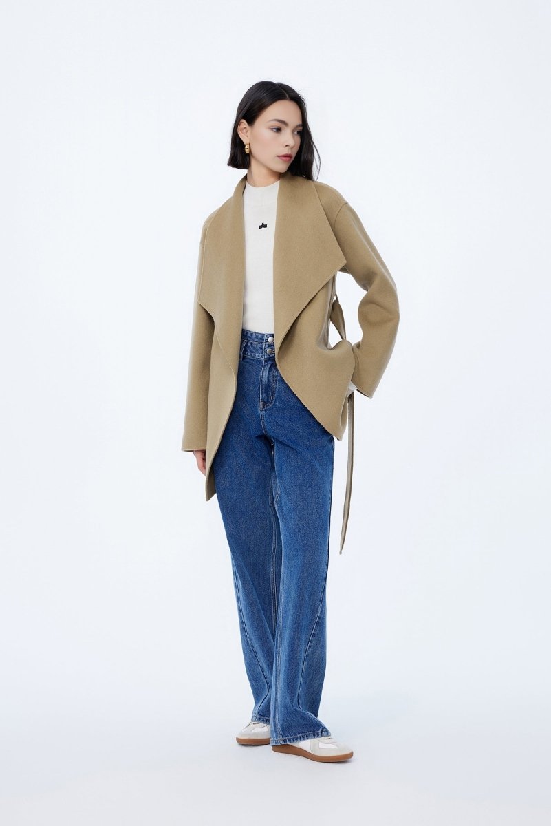 LILY Full Wool Short Coat | LILY ASIA