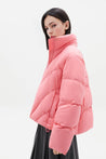 LILY High-neck Velvet Down Jacket | LILY ASIA