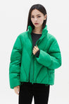 LILY High-neck Velvet Down Jacket | LILY ASIA