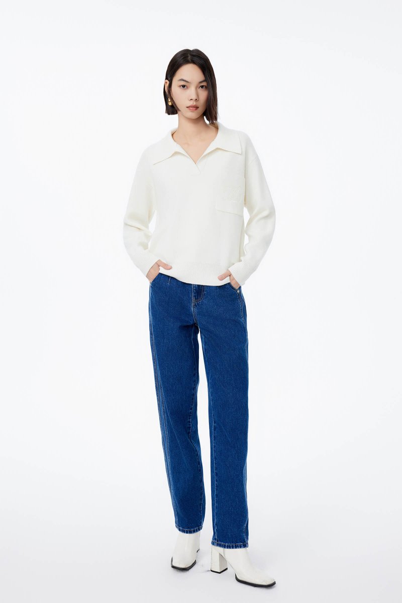 LILY High-Waisted Straight-Leg Jeans | LILY ASIA