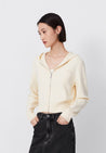LILY Hooded Fashionable Embroidered Knitted Cardigan | LILY ASIA
