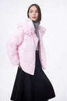 LILY Hooded Velvet Down Jacket | LILY ASIA
